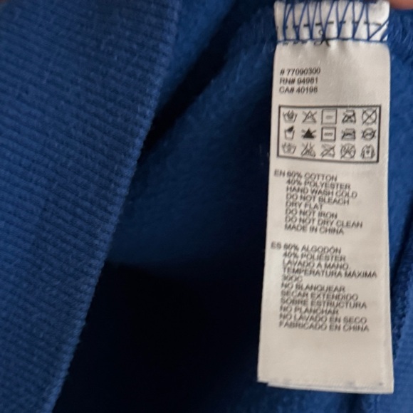 Marvel Comics Wolverine Vs. Hulk Blue Graphic Sweatshirt. Women’s Sm or Kids L - Picture 4 of 5